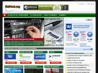 Aperçu visuel du site http://www.kelhost.org