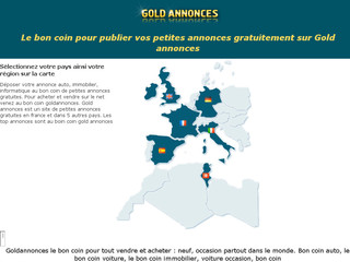 Gold Annonces - Site d'annonces gratuites - Goldannonces.com