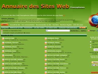 Aperçu visuel du site http://www.annuaire-des-sites-web.fr