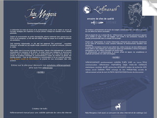 Aperçu visuel du site http://www.fata-morgana.fr