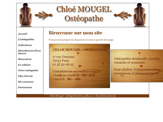 Osteopathe Paris 15 - Chloé Mougel - Osteopatheparis15.fr