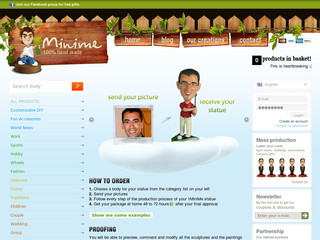 Aperçu visuel du site http://www.1MiniMe.com