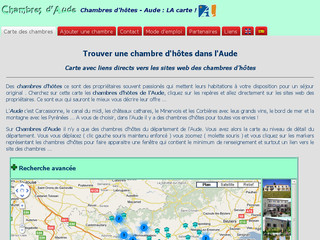 Chambres d'Aude - Les chambres d'hôtes dans l'Aude - Chambres-d-hotes-aude.com