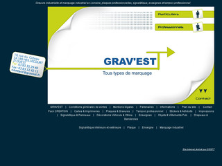 Aperçu visuel du site http://www.gravest.fr/
