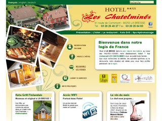 Hôtel dans les Vosges à La Bresse, restaurant, bar, spa et kota grill, leschatelmines.fr