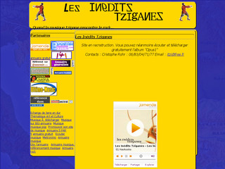 Aperçu visuel du site http://itzi.free.fr