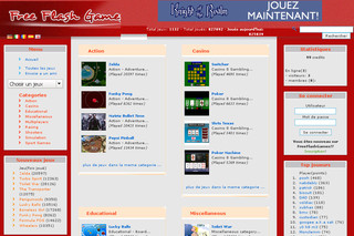 Aperçu visuel du site http://fr.freeflashgames.tv/