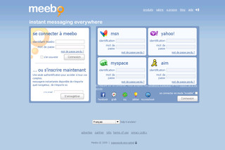 Meebo.com - La messagerie instantanée sur le Web