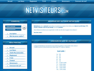 Netvisiteurs.com - Autosurf Netvisiteurs