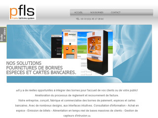 Aperçu visuel du site http://www.bornes-de-paiement.com