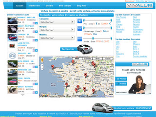 Aperçu visuel du site http://www.vivalur.fr/