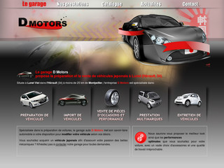 Aperçu visuel du site http://www.d-motors-34.com/