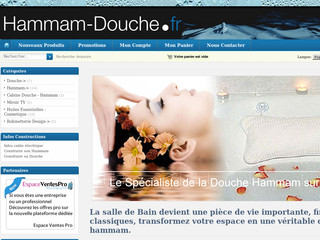 Aperçu visuel du site http://www.hammam-douche.fr