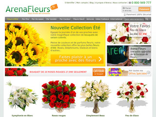 Fleurs Livraison - Arenafleurs.fr