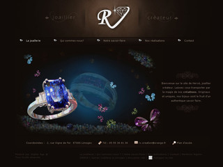 Aperçu visuel du site http://www.joaillerie-rv.com/