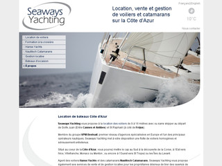 Aperçu visuel du site http://www.seaways-yachting.com/