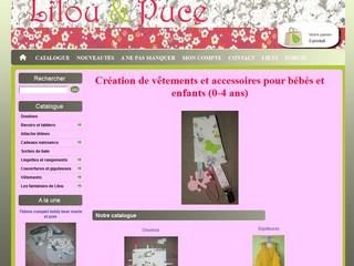 Lilou et Puce - Articles de puériculture et vêtements pour enfants - Lilouetpuce.fr
