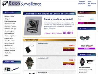 Aperçu visuel du site http://www.espion-surveillance.com