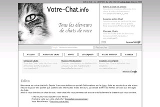 Votre-chat.info - Le site des chatteries