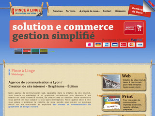 Aperçu visuel du site http://www.pincealinge.fr