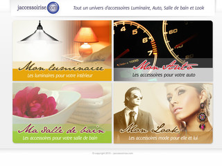 Aperçu visuel du site http://www.jaccessoirise.com