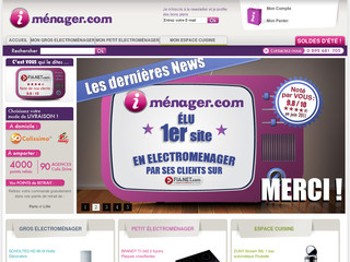 Aperçu visuel du site http://www.imenager.com/