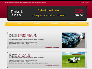 Plaque constructeur | Plaqueconstructeur.com