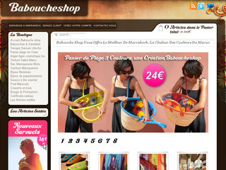 Baboucheshop - Vente en ligne Artisanat Marocain de Marrakech - Baboucheshop.com