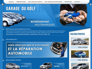 Aperçu visuel du site http://www.garagedugolf28.fr