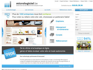 Création de site web - Micrologiciel.be