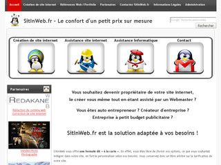 Aperçu visuel du site http://www.sitinweb.fr