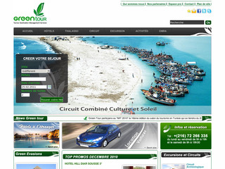 Green-tours.net - Agence de voyage spécialisée séjours de golf en Tunisie