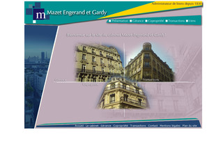 Aperçu visuel du site http://www.mazet-sa.com