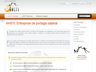 Aperçu visuel du site http://www.aasti.fr