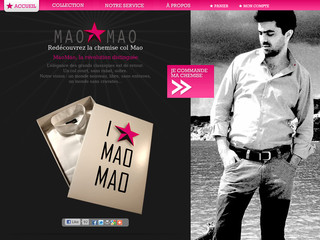 MaoMao.fr : boutique en ligne Chemises col mao