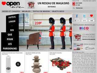 Aperçu visuel du site http://www.openenville.fr