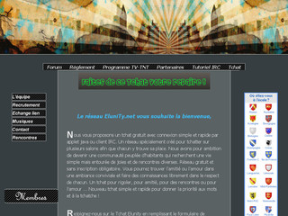 Aperçu visuel du site http://www.elunity.net