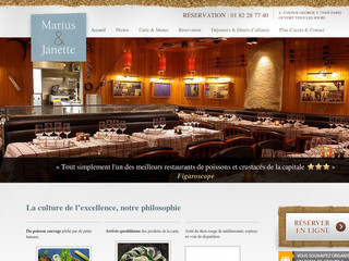 Restaurant de poisson à Paris  - Mariusetjanette.com