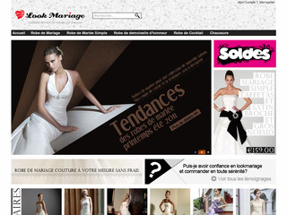 Robe de mariage avec Lookmariage.com