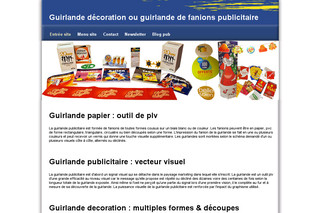 Guirlande décoration - Guirlande papier plv