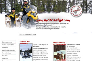 Raid motoneige et circuits moto neige voyage inclus Canada