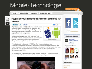 Mobile-technologie.fr - Actualité sur le paiement mobile