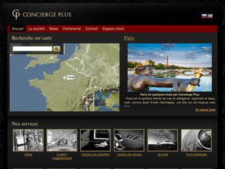 Aperçu visuel du site http://www.concierge-plus.fr