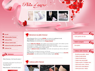 Aperçu visuel du site http://www.pleindamour.com