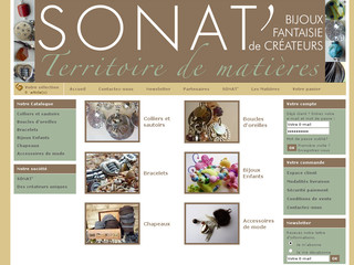 Bijoux fantaisie de créateurs - Bijoux-sonat.com