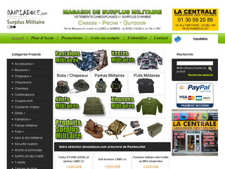 Surplus militaire américain - Danslaboue.com