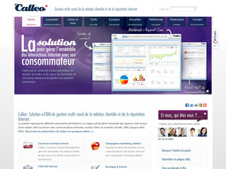 Calleo e-CRM - Intégrer vos clients Internet dans votre stratégie entreprise - Calleocrm.com