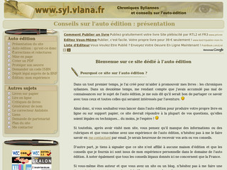 Conseils en auto-éditions avec Syl.vlana.fr