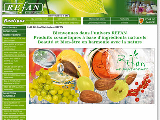 Aperçu visuel du site http://www.refan.fr