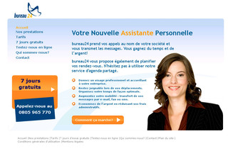 Aperçu visuel du site http://www.bureau24.fr